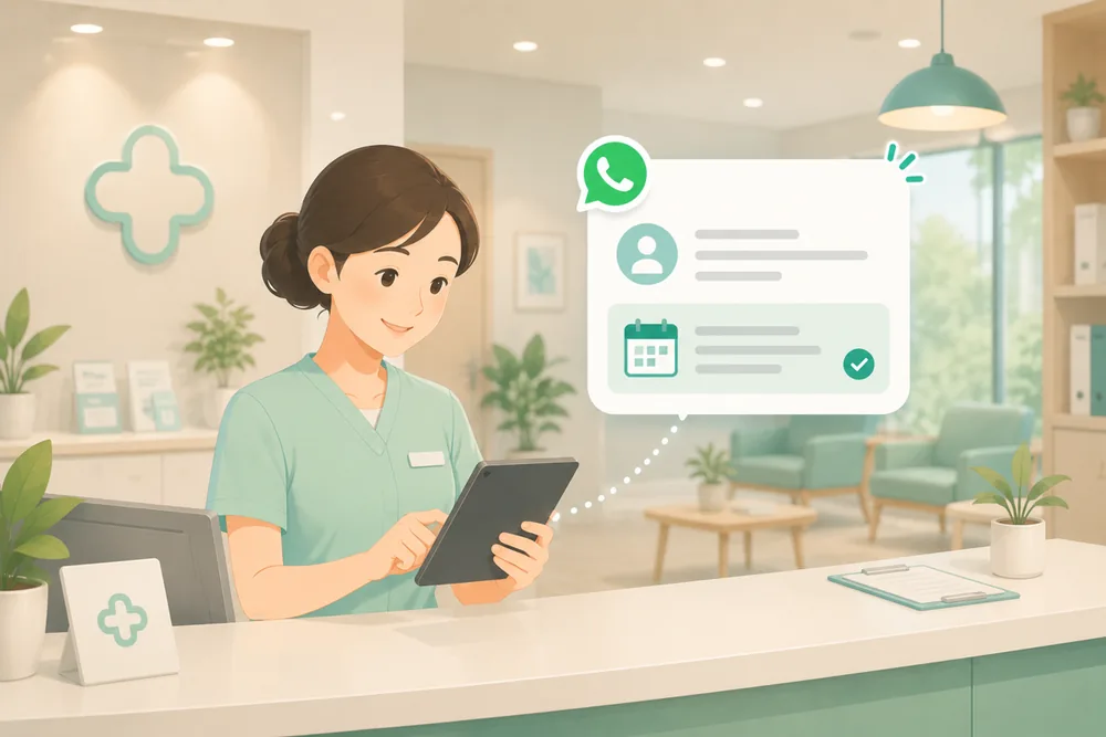 診所前台使用 SmartClinic AI